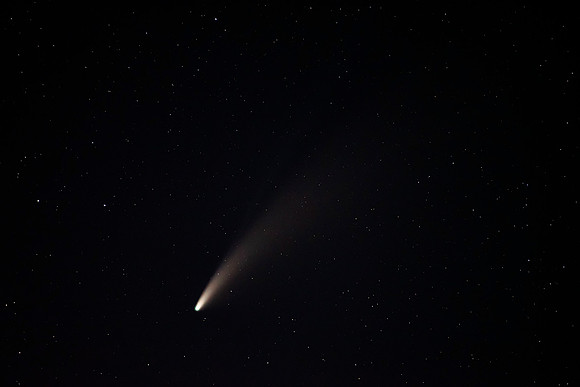 Neowise in the dark skys of the Mojave Desert