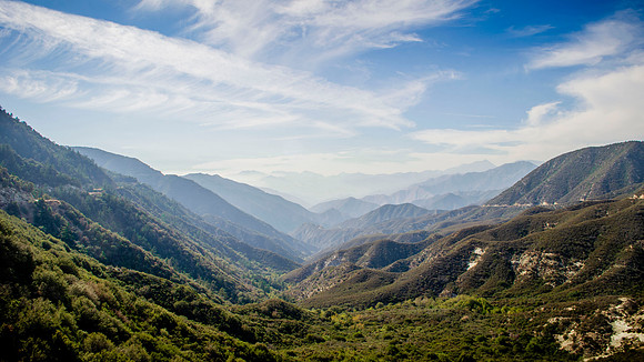 East Fork of the San Gabriel Mountains, California